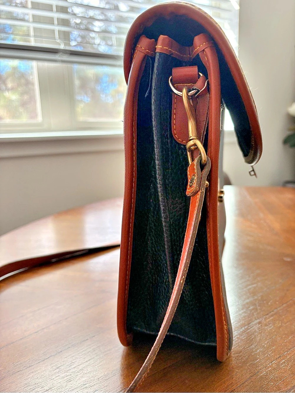 Used - Dooney & Bourke All-Weather Leather Classic Briefcase Satchel - Picture 4 of 10